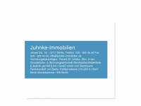 juhnke-immobilien.de Webseite Vorschau