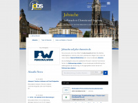 jobs-chemnitz.de Webseite Vorschau
