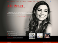 julia-bauer.com Webseite Vorschau