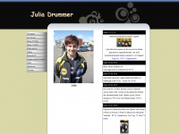 julia-drummer.de Webseite Vorschau
