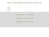 julia-graeser.de Webseite Vorschau