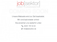 jobsektor.de Webseite Vorschau