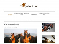julia-thut.de Webseite Vorschau