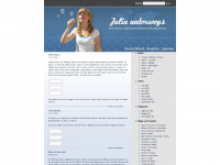 julia-unterwegs.de Webseite Vorschau