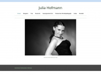 juliahofmann.de Webseite Vorschau