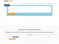 jobsonline.de Webseite Vorschau