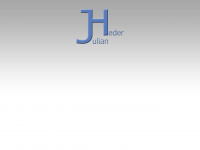 julian-heder.de Webseite Vorschau