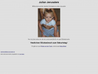 julian-jerusalem.de Webseite Vorschau