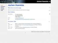 jochen-hoenicke.de Webseite Vorschau