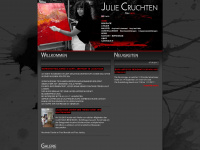 julie-cruchten.com Webseite Vorschau