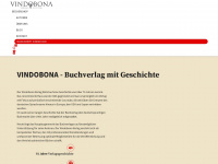vindobonaverlag.com Webseite Vorschau