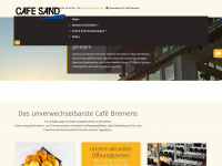 cafe-sand.de Webseite Vorschau