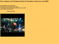 liveband-koeln.de Webseite Vorschau