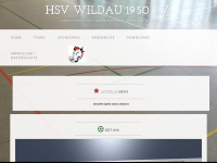 handballinwildau.de Webseite Vorschau