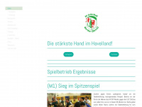 handball-werder.de Webseite Vorschau