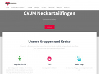 cvjm-neckartailfingen.de Webseite Vorschau