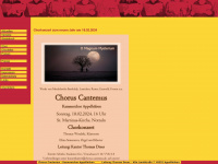chorus-cantemus.de Webseite Vorschau
