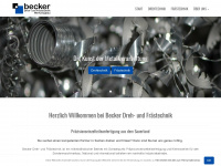 becker-metallverarbeitung.de Webseite Vorschau