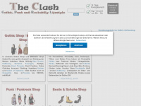 the-clash.de Webseite Vorschau