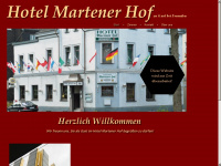 hotelmartenerhof.de Webseite Vorschau