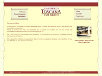 hotel-restaurant-toscana.de Webseite Vorschau