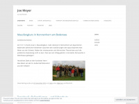 joe-meyer.com Webseite Vorschau