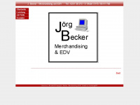 joerg-becker-edv.de Webseite Vorschau