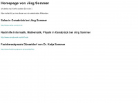 joerg-sommer.de Webseite Vorschau