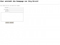 joerghirsch.de Webseite Vorschau