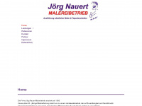 joergnauert-maler.de Webseite Vorschau