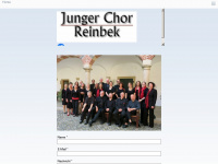 junger-chor-reinbek.com Webseite Vorschau