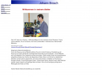 johann-brosch.de Webseite Vorschau