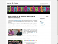 junior-orchester.de Webseite Vorschau
