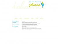 johanna-pflegedienst.de Webseite Vorschau