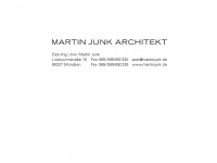 junk-architekten.de Webseite Vorschau