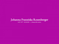 Johannarosenberger.de
