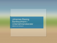 johannes-biesing.de Webseite Vorschau