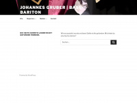 johannes-gruber.de Webseite Vorschau