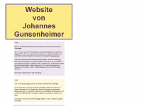 johannes-gunsenheimer.de Webseite Vorschau