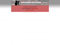 johannes-metzger.de Webseite Vorschau