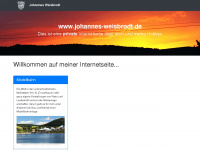 johannes-weisbrodt.de Webseite Vorschau