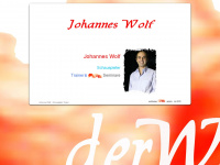 johannes-wolf.org Webseite Vorschau