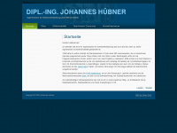 johanneshuebner.com Webseite Vorschau
