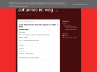 johannesistweg.blogspot.com Webseite Vorschau
