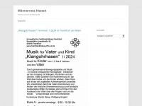 maennernetz-hessen.de Webseite Vorschau