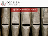 bente-orgelbau.de Webseite Vorschau
