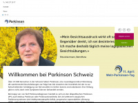 parkinson.ch Webseite Vorschau
