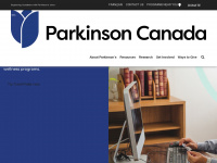 parkinson.ca Webseite Vorschau