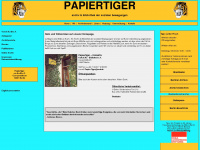 archiv-papiertiger.de Webseite Vorschau