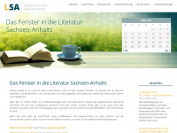 literatur-lsa.de Webseite Vorschau